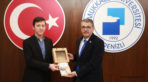 AGD'DEN PAÜ REKTÖRÜ PROF DR AHMET KUTLUHAN'I ZİYARET 