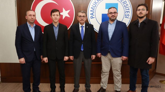 AGD'DEN PAÜ REKTÖRÜ PROF DR AHMET KUTLUHAN'I ZİYARET 