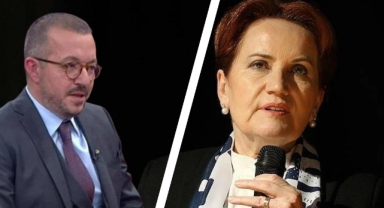 Akşener'i hedef alan sözlere tepki: İYİ Partililer A Haber önünde toplandı