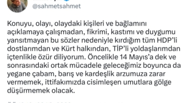 HDP'lilerden özür dilediler