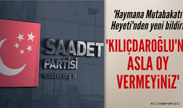 Haymana Mutabakatı Heyeti: Kılıçdaroğlu’na asla oy vermeyeceğiz