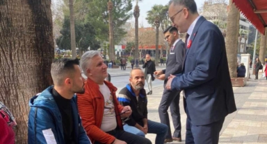 SAADET PARTİSİ PAMUKKALE BELEDİYE BAŞKAN ADAYI HAKAN KAYA ESNAF ZİYARETİ YAPTI