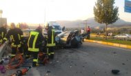 Denizli'de 2 Otomobil Çarpıştı, 6 Kişi Yaralandı
