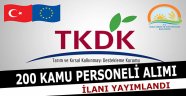 200 Kamu Personeli Alımı İlanı