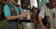 Kadir gecesinde çorba dağıttılar
