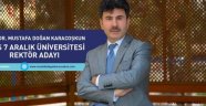 Prof.Dr. Mustafa Doğan Karacoşkun aday oldu.