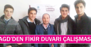 ANADOLU GENÇLİKTEN FİKİR DUVARI ÇALIŞMASI