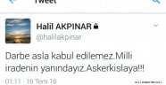 15 TEMMUZ 2016 CUMA GECESİ İZLENİMLERİ