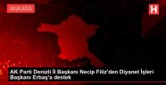 AK Parti Denizli İl Başkanı Necip Filiz'den Diyanet İşleri Başkanı Erbaş'a destek