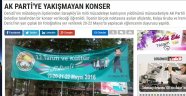 Ak partiye Yakışmayan Konser haberini yaptı
