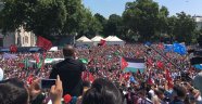 Beyazıt Meydanı Mescid-i Aksa için doldu taştı