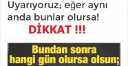 BU CİDDİ BİR UYARIDIR!