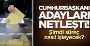 Cumhurbaşkanı adayları netleşti! Şimdi süreç nasıl işleyecek?