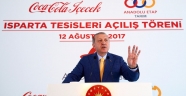 Erdoğan Coca-Cola fabrikasının kurdelesini kesti