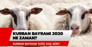 Kurban Bayramı 2020'de ne zaman hangi ay?