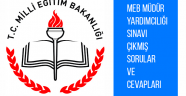 Müdür, Müdür Başyardımcılığı ve Müdür Yardımcılığı sınavı örnek soruları - Genel kültür