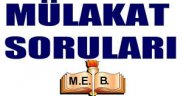 Müdür ve Müdür Yardımcılığı İçin 2019 Temmuz Mülakat Soruları