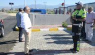 Vali Karahan Yol Denetim Noktasını Denetledi